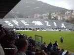 Foto Spezia Calcio: striscione degli ultras spezia